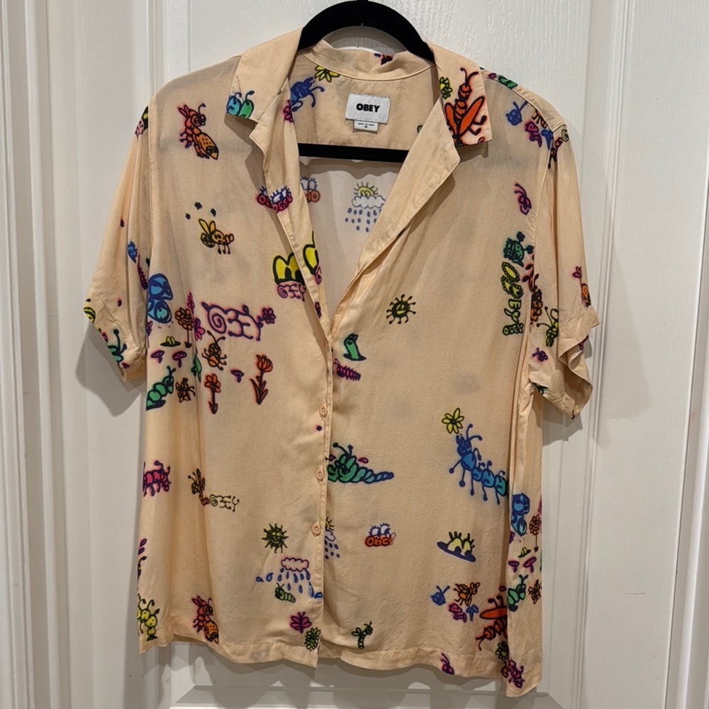 Obey Women’s Graphic Blouse